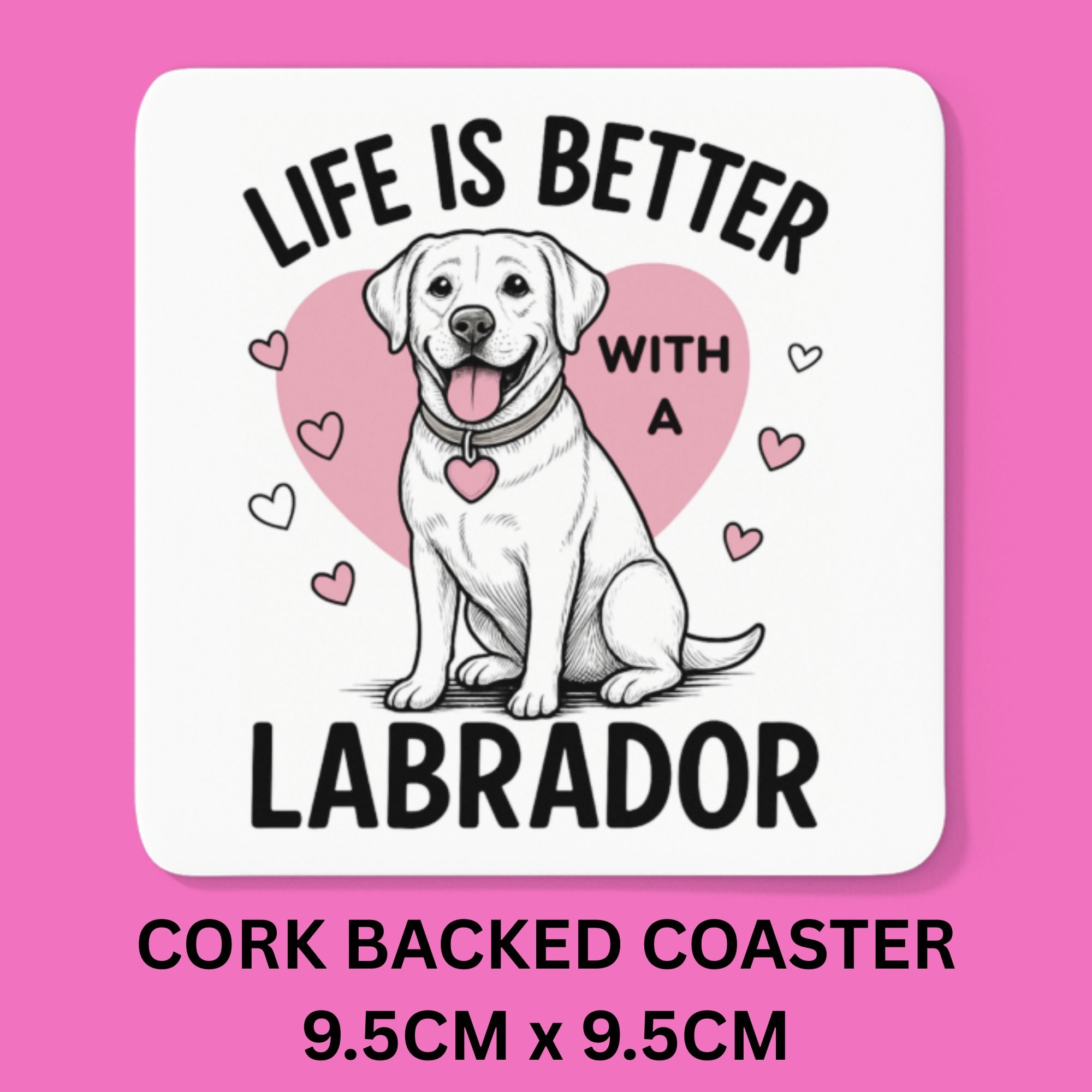 lab dog coaster